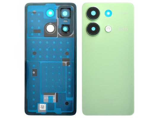 Cover Batteria + Vetrino Camera + Adesivi Mint Green per Xiaomi Redmi Note 13 4G