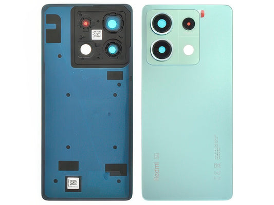 Cover Batteria + Vetrino Camera + Adesivi Ocean Teal per Xiaomi Redmi Note 13 5G