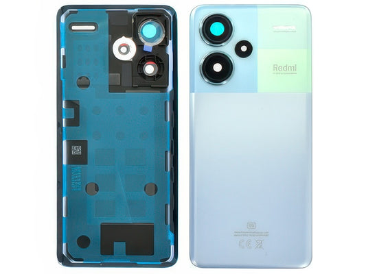 Cover Batteria + Vetrino Camera + Adesivi Aurora Viola per Xiaomi Redmi Note 13 Pro+ 5G