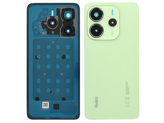Cover Batteria + Vetrino Camera + Adesivi Lime Verde Global Vers. 24117RN76G per Xiaomi Redmi Note 14 4G