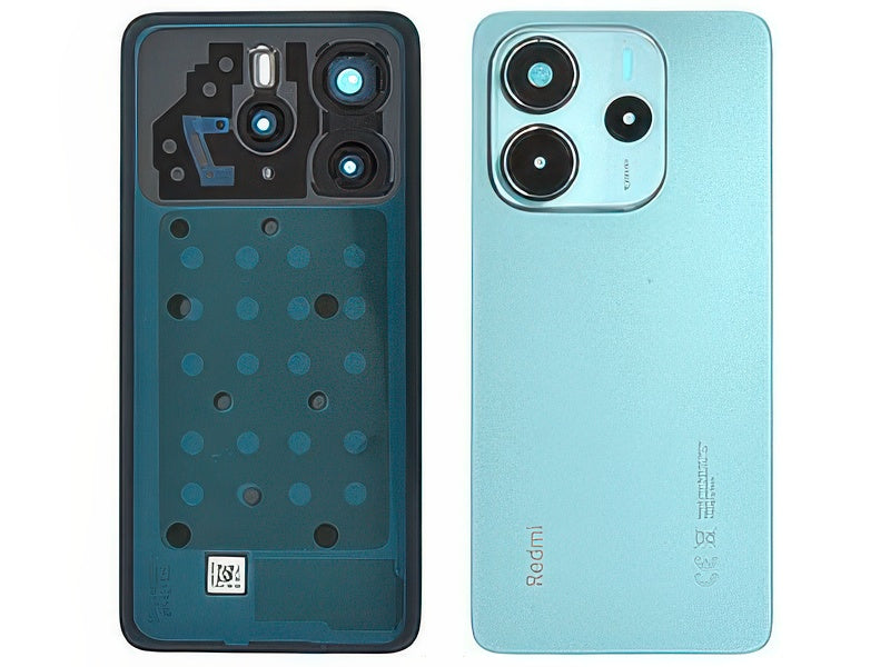 Cover Batteria + Vetrino Camera + Adesivi Mist Viola Eu Vers. 24117RN76E per Xiaomi Redmi Note 14 4G