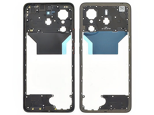 Cover Posteriore + Tasti Laterali Midnight Nero - Vers. Global per Xiaomi Redmi Note 14 4G