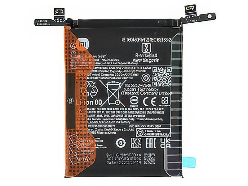 BM5T Batteria 5000 mAh + Adesivo per Xiaomi Redmi Note 14S 4G