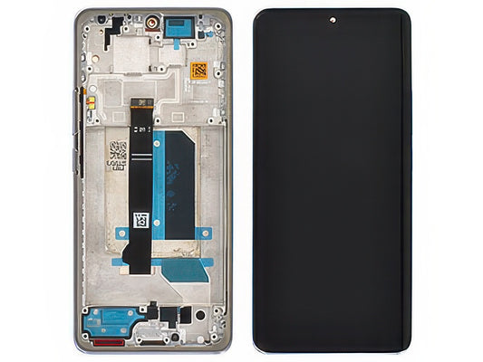 Lcd + Touch Screen + Frame + Tasti Laterali Lavender Viola per Xiaomi Redmi Note 14 Pro+ 5G