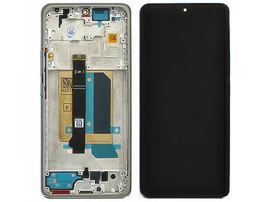 Lcd + Touch Screen + Frame + Tasti Laterali Lavender Viola per Xiaomi Redmi Note 14 Pro+ 5G