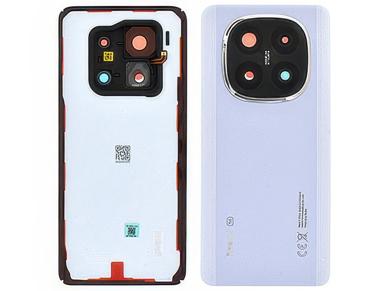 Cover Batteria + Vetrino Camera + Adesivi Lavender Viola per Xiaomi Redmi Note 14 Pro+ 5G