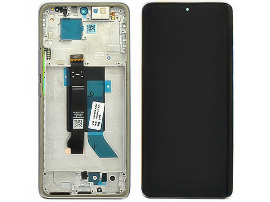 Lcd + Touch Screen + Frame + Tasti Laterali Lavender Viola per Xiaomi Redmi Note 14 Pro 5G