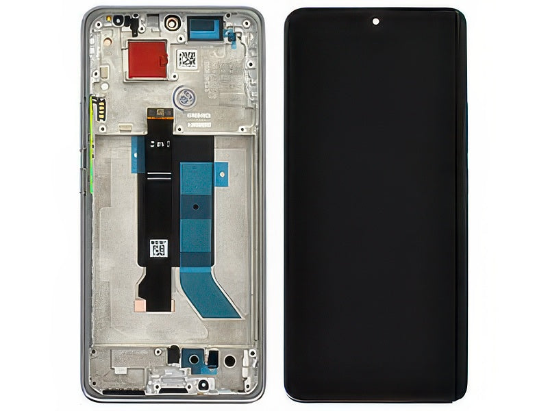 Lcd + Touch Screen + Frame + Tasti Laterali Lavender Viola per Xiaomi Redmi Note 14 Pro 5G