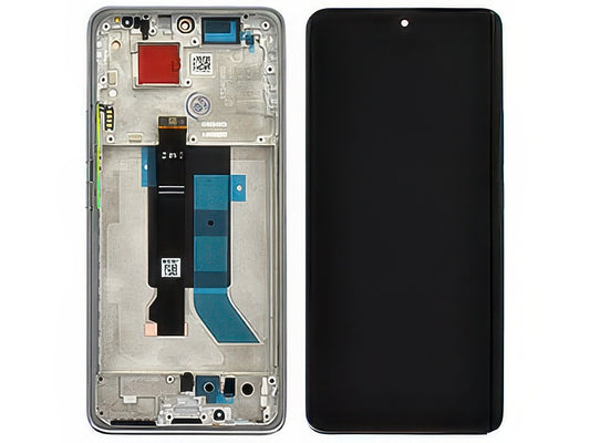 Lcd + Touch Screen + Frame + Tasti Laterali Lavender Viola per Xiaomi Redmi Note 14 Pro 5G