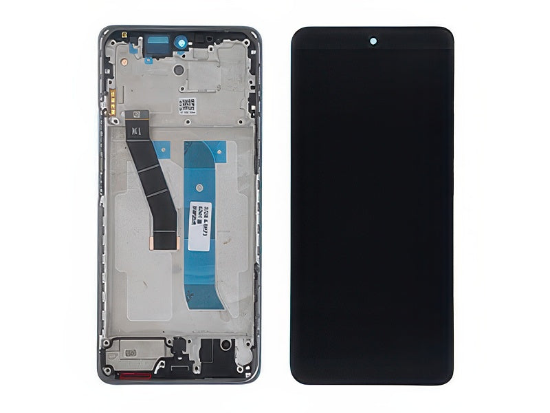 Lcd + Touch Screen + Frame + Tasti Laterali Glacier Blu per Xiaomi Redmi Note 15 4G