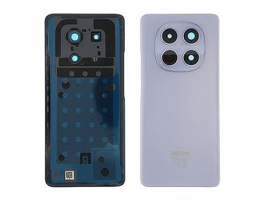 Cover Batteria + Vetrino Camera + Adesivi Viola per Xiaomi Redmi Note 15 4G