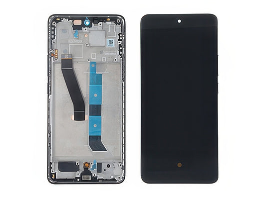 Lcd + Touch Screen + Frame + Tasti Laterali Nero per Xiaomi Redmi Note 15 5G
