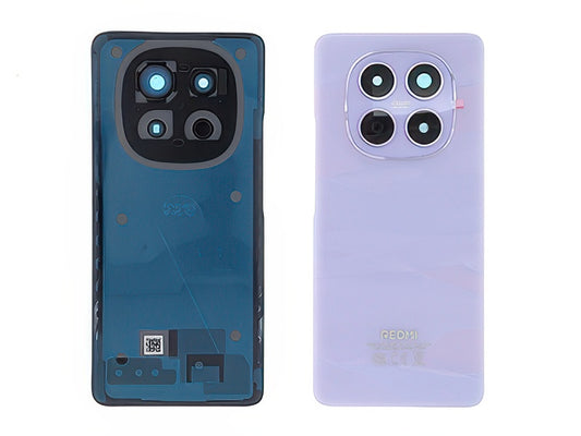 Cover Batteria + Vetrino Camera + Adesivi Mist Viola per Xiaomi Redmi Note 15 5G