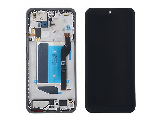 Lcd + Touch Screen + Frame + Tasti Laterali Mocha Brown per Xiaomi Redmi Note 15 Pro + 5G