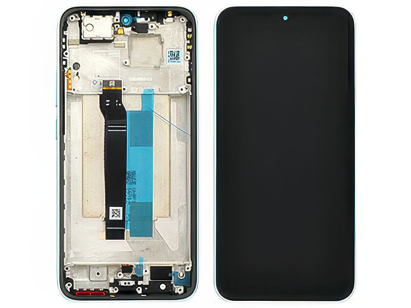 Lcd + Touch Screen + Frame + Tasti Laterali Glacier Blu per Xiaomi Redmi Note 15 Pro 5G