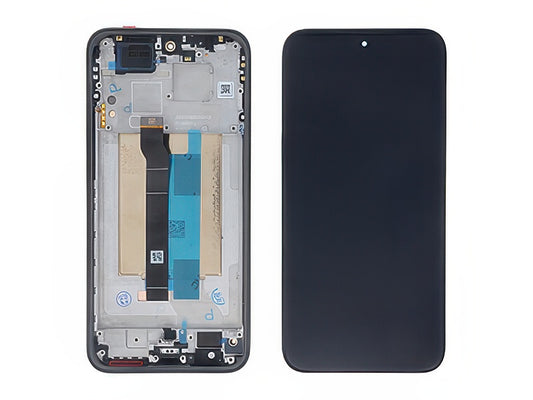Lcd + Touch Screen + Frame + Tasti Laterali Nero per Xiaomi Redmi Note 15 Pro 5G - Compatibile