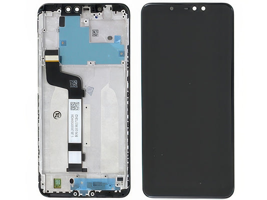 Lcd + Touch Screen + Frame Nero per Xiaomi Redmi Note 6 Pro
