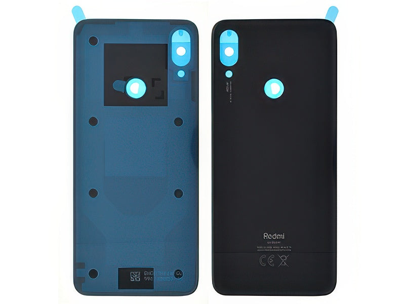 Cover Batteria + Adesivi Nero per Xiaomi Redmi Note 7