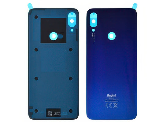 Cover Batteria + Adesivi Blu per Xiaomi Redmi Note 7