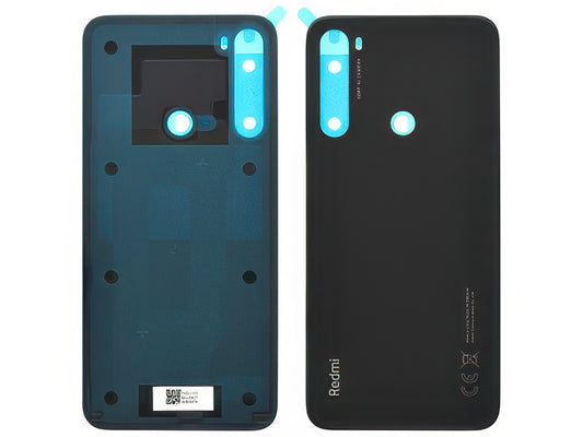 Cover Batteria + Adesivi Nero per Xiaomi Redmi Note 8 2021