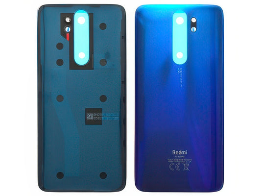 Cover Batteria + Adesivi Blu Scuro per Xiaomi Redmi Note 8 Pro