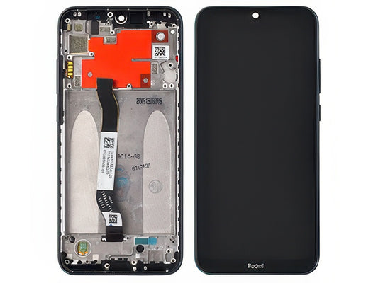 Lcd + Touchscreen + Frame + Tasti Laterali Space Nero per Xiaomi Redmi Note 8T