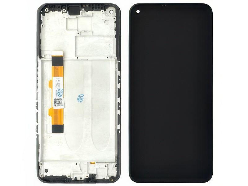 Lcd + Touch Screen + Frame Nero per Xiaomi Redmi Note 9T 5G