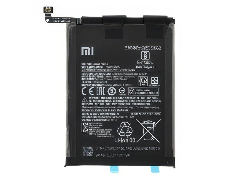 BM54 Batteria 5000 mAh + Adesivo per Xiaomi Redmi Note 9T 5G