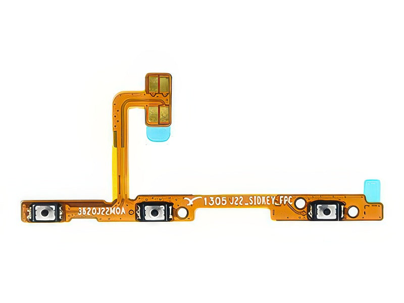 Flat Cable + Switch Tasti Laterali per Xiaomi Redmi Note 9T 5G - Originale Service Pack