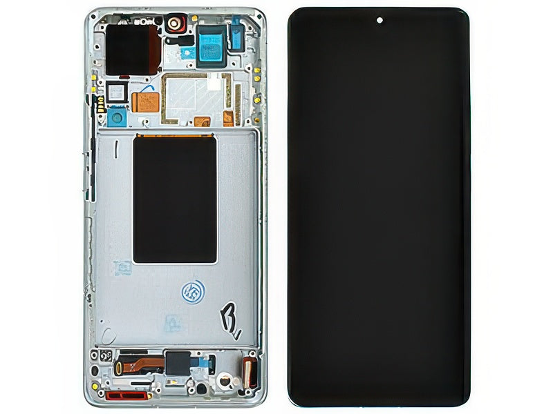 Lcd + Touchscreen + Frame + Tasti Laterali Verde per Xiaomi 12 Pro