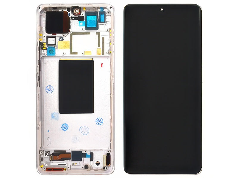 Lcd + Touch Screen + Frame + Tasti Laterali Viola per Xiaomi 12 Pro