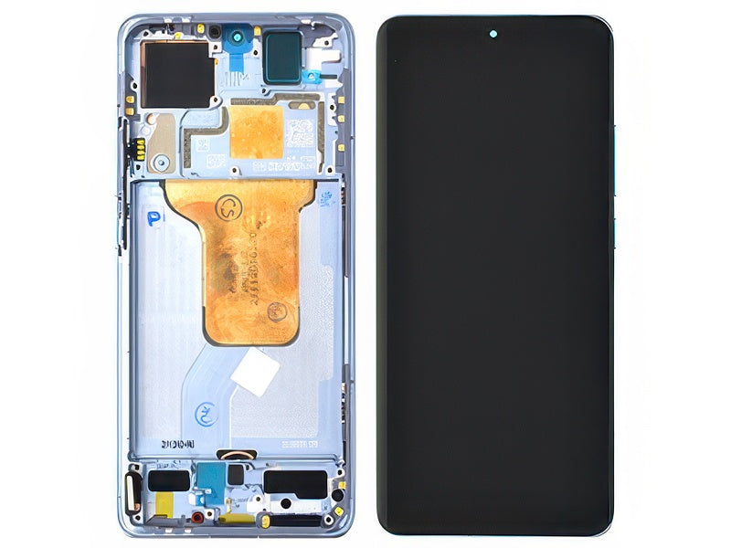 Lcd + Touch Screen + Frame + Tasti Laterali Blu per Xiaomi 12X
