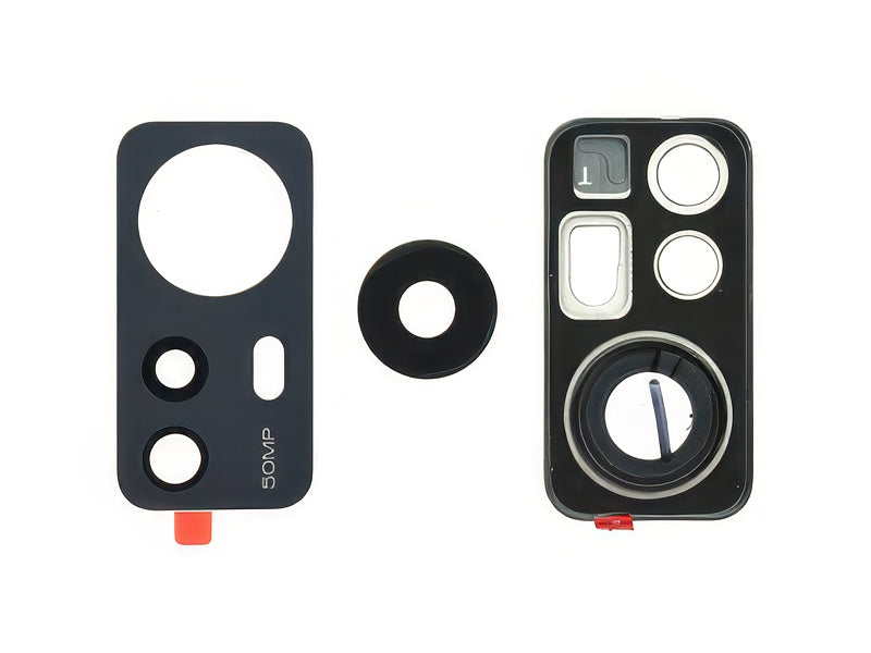 Cover Camera + Vetrino + Adesivi Grigio per Xiaomi 12X