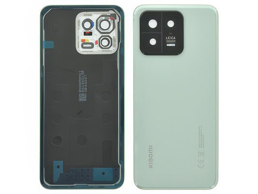 Cover Batteria + Vetrino Camera + Adesivi Lite Verde per Xiaomi 13