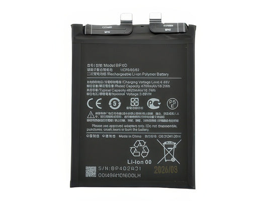 Batteria Litio 4820 mAh slim per Xiaomi 13 Pro