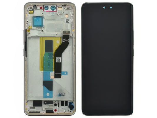 Lcd + Touch Screen + Frame + Tasti Laterali Lite Rosa per Xiaomi 13 Lite - Originale Service Pack
