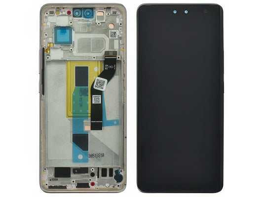 Lcd + Touch Screen + Frame + Tasti Laterali Lite Rosa per Xiaomi 13 Lite - Compatibile