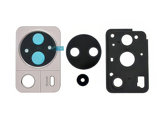 Cover Camera + Vetrino + Adesivi Lite Rosa per Xiaomi 13 Lite