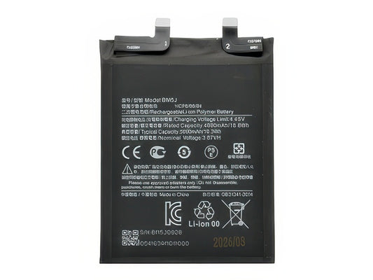 Batteria Litio 5000 mAh slim per Xiaomi 12T Pro