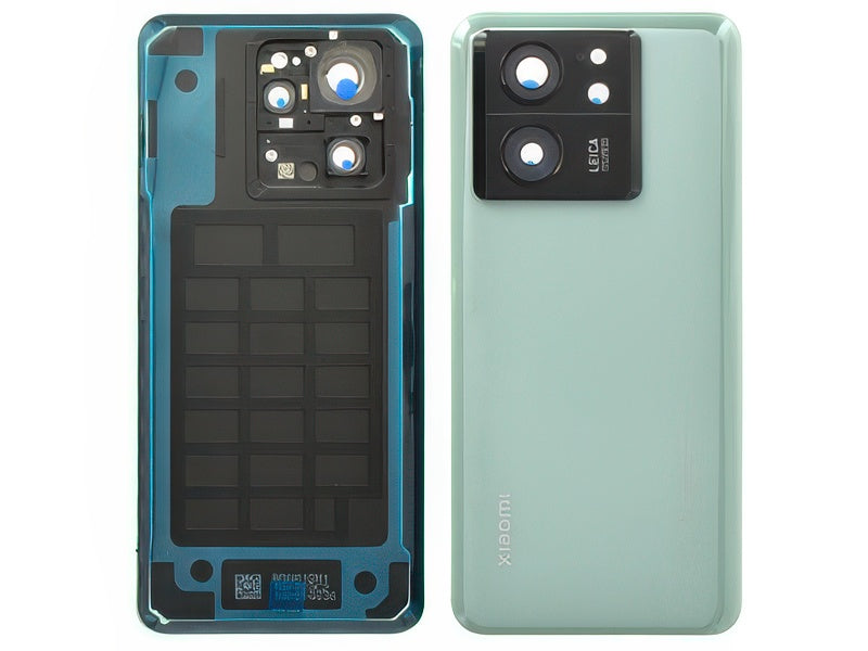 Cover Batteria + Vetrino Camera + Adesivi Meadow Verde per Xiaomi 13T Pro
