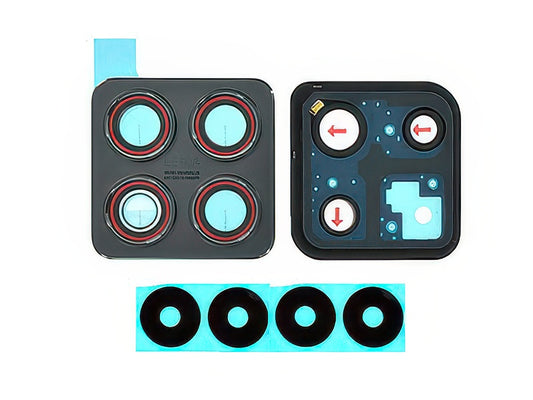Cover Camera + Vetrino + Adesivi Titan Nero per Xiaomi 14T 5G
