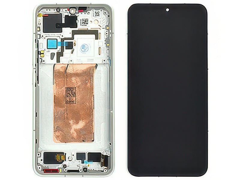 Lcd + Touch Screen + Frame + Tasti Laterali Bianco per Xiaomi 15 5G - Compatibile