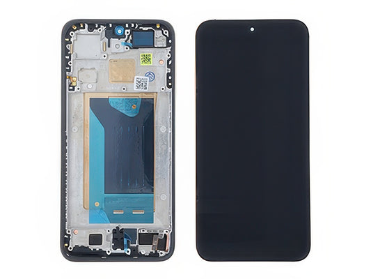 Lcd + Touch Screen + Frame + Tasti Laterali Oro Rosa per Xiaomi 15T 5G - Compatibile
