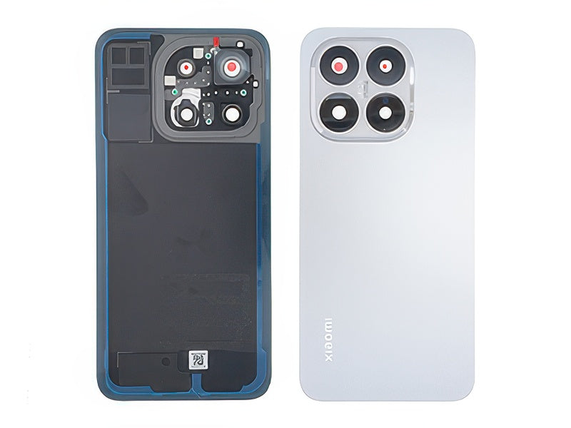 Cover Batteria + Vetrino Camere + Adesivi Grigio per Xiaomi 15T 5G