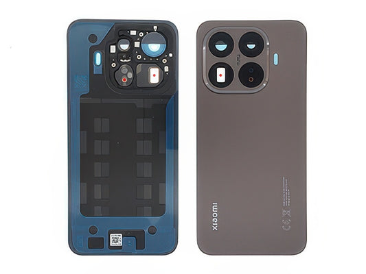 Cover Batteria + Vetrino Camera + Adesivi Mocha Oro per Xiaomi 15T Pro 5G