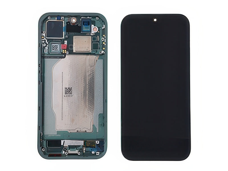 Lcd + Touch Screen + Frame + Tasti Laterali Venture Verde per Xiaomi 17 5G