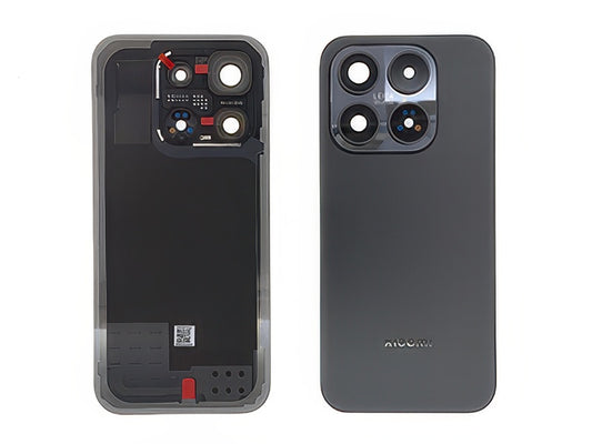 Cover Batteria + Vetrino Camera + Adesivi Nero per Xiaomi 17 5G