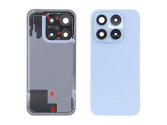 Cover Batteria + Vetrino Camera + Adesivi Ice Blue per Xiaomi 17 5G