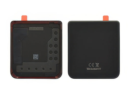 Cover Batteria Inferiore + Adesivo Nero per Xiaomi Mix Flip 5G