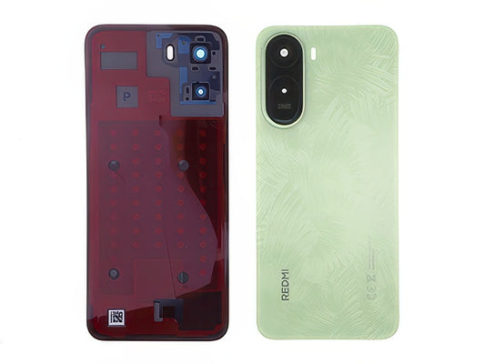 Cover Batteria + Vetrino Camera + Adesivi Palm Verde per Xiaomi Redmi A7 Pro 4G